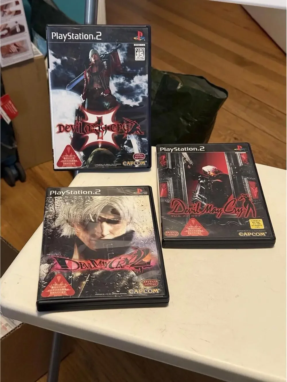 Play Station2  Games Devil May Cry  Lot Of 3 Games , Japan Version